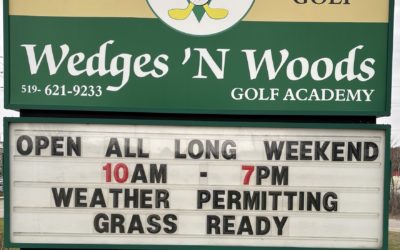 Grass tees now open